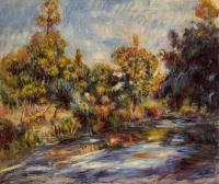Renoir, Pierre Auguste - Landscape with River
